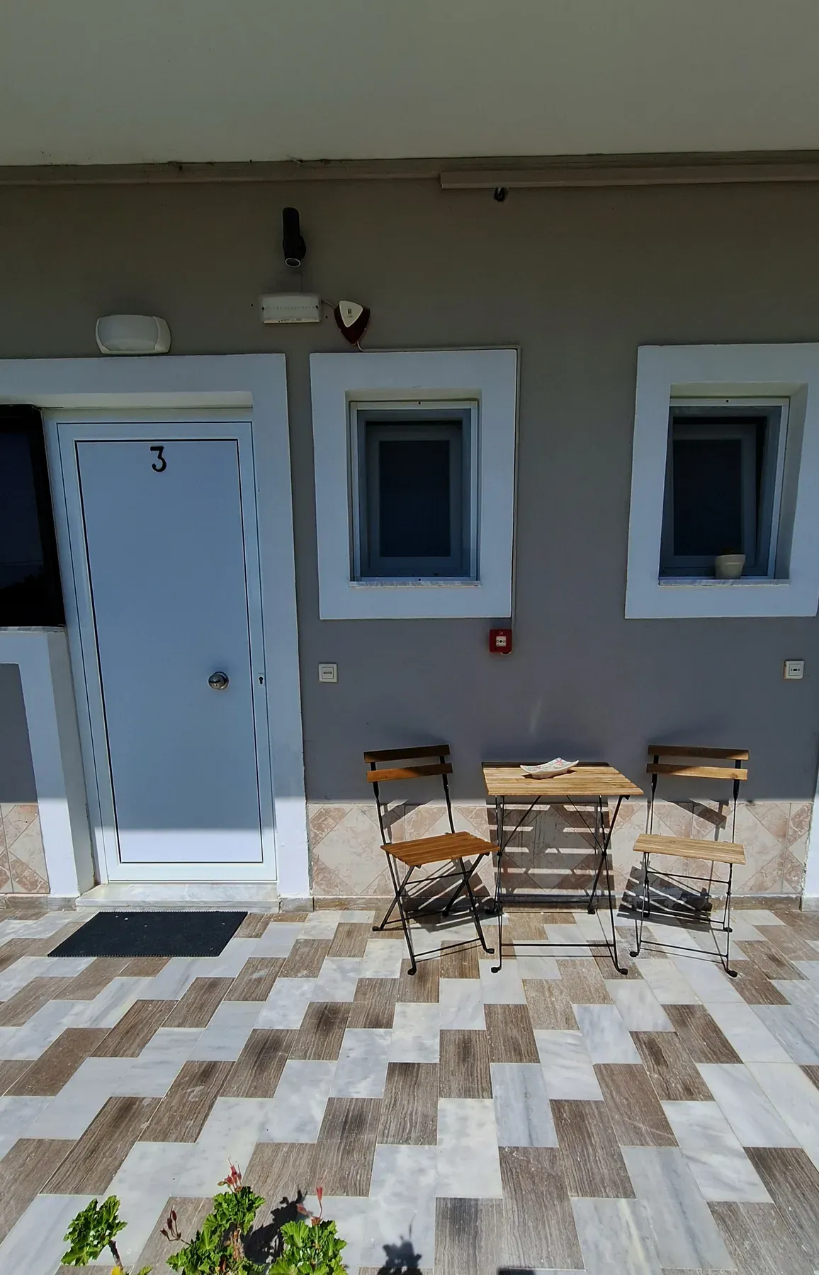 Apartment entrance in Apartment 3 at Antzela Apartments
