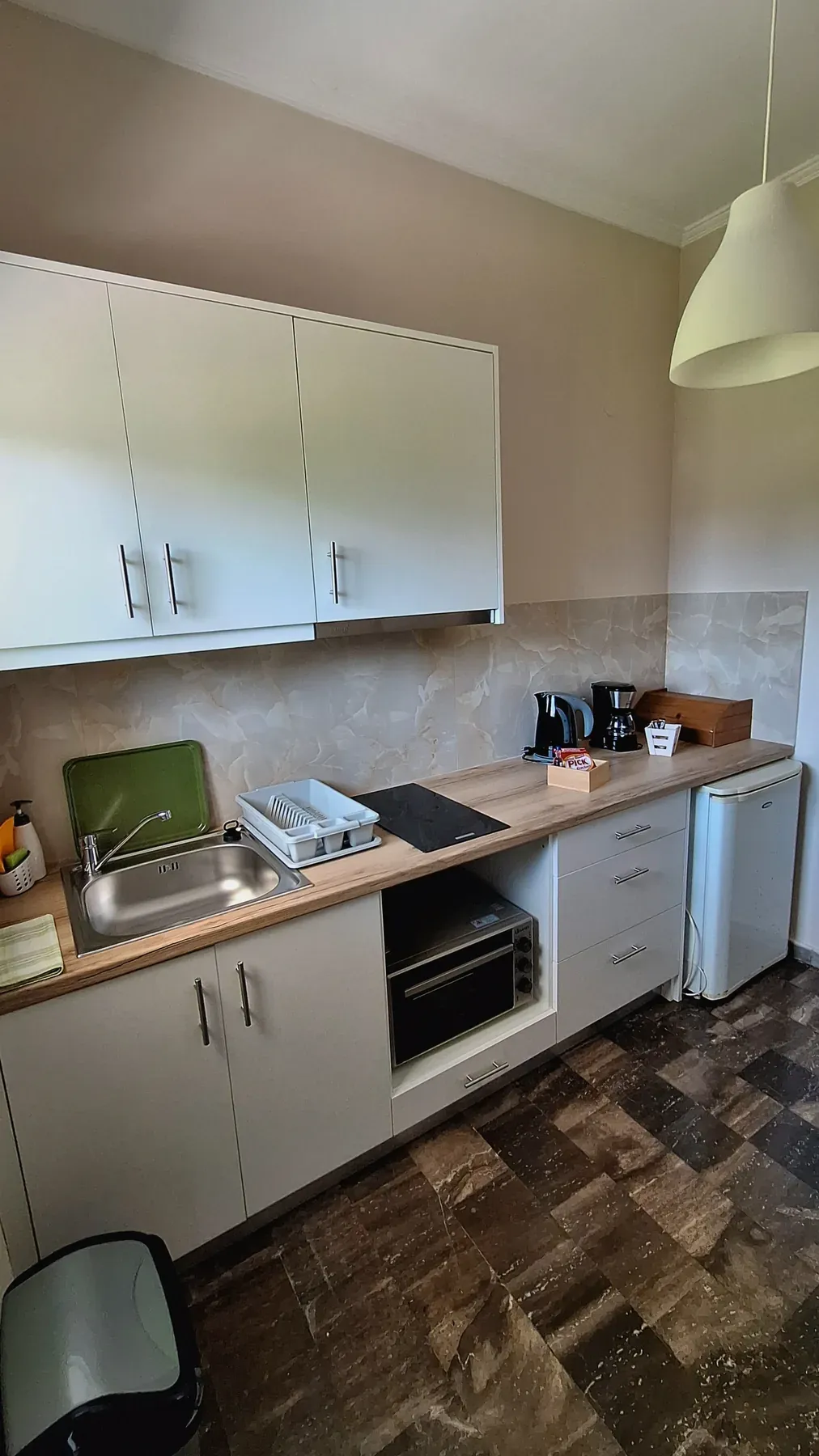 Kitchenette in Apartment 3 at Antzela Apartments