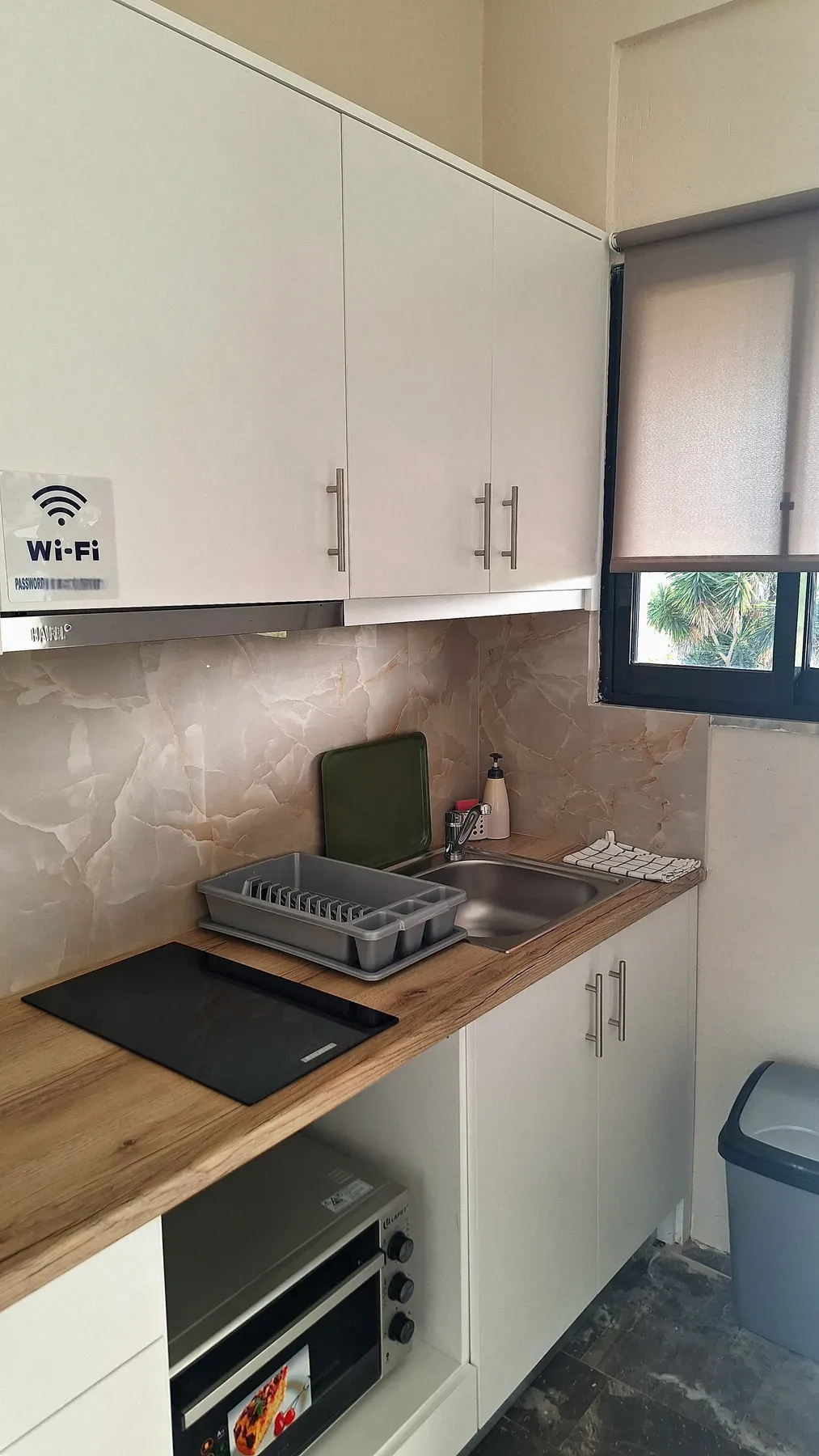 Kitchenette in Apartment 9 at Antzela Apartments