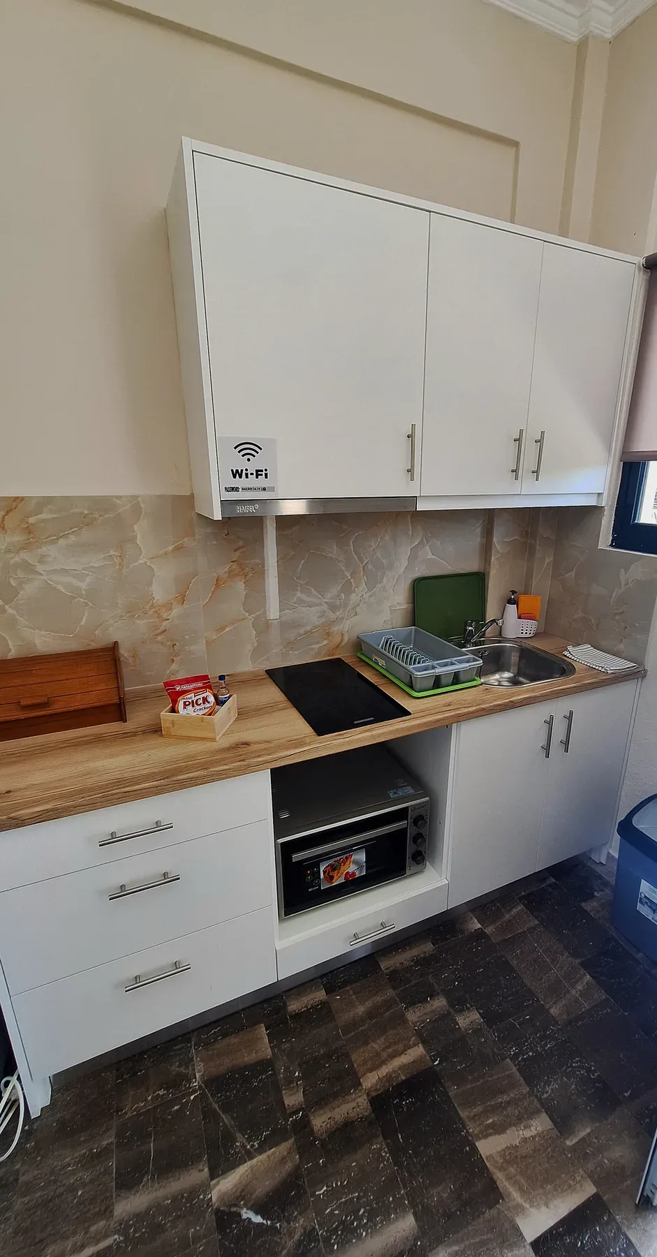 Kitchenette in Apartment 4 at Antzela Apartments