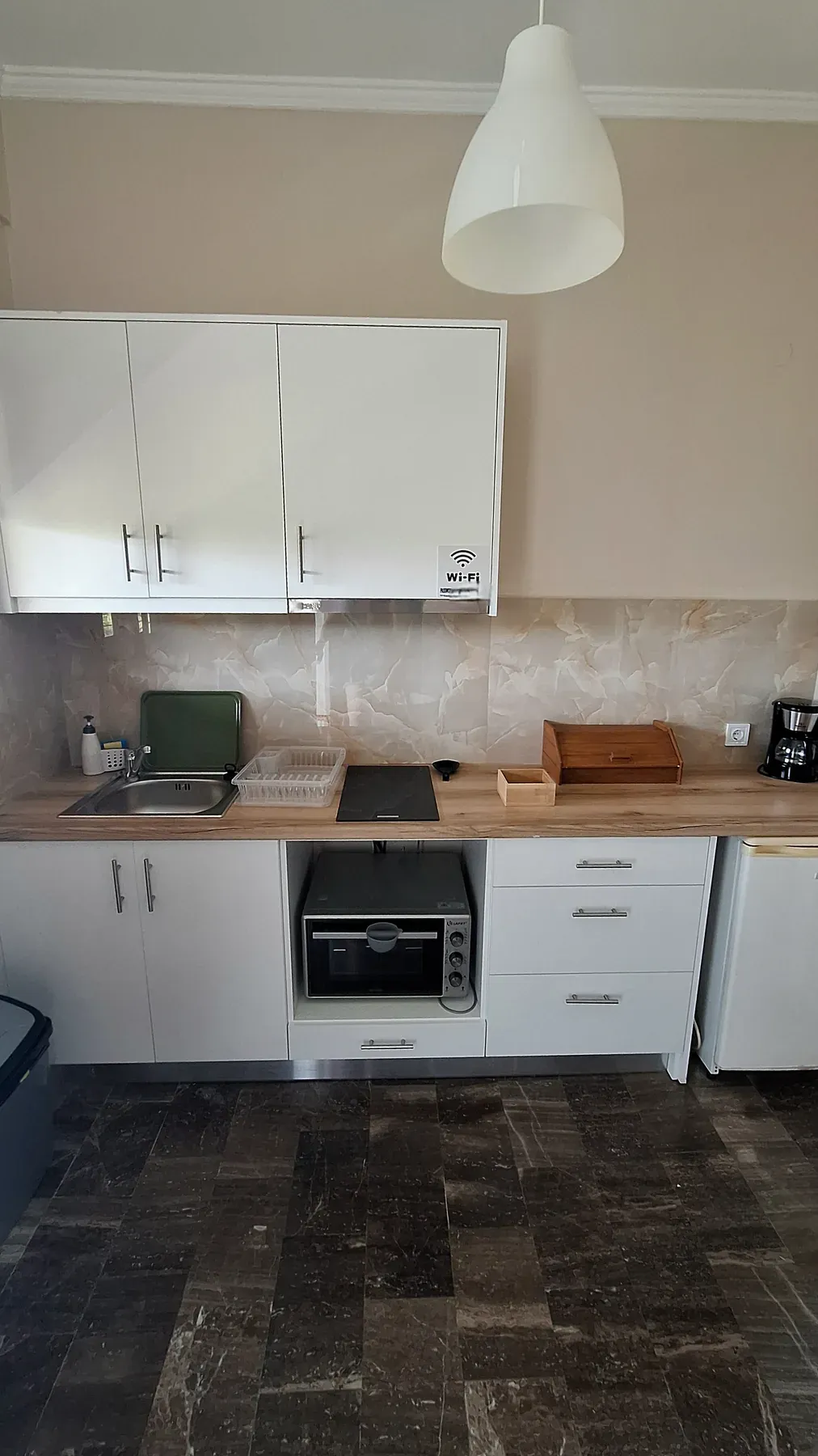 Kitchenette in Apartment 8 at Antzela Apartments