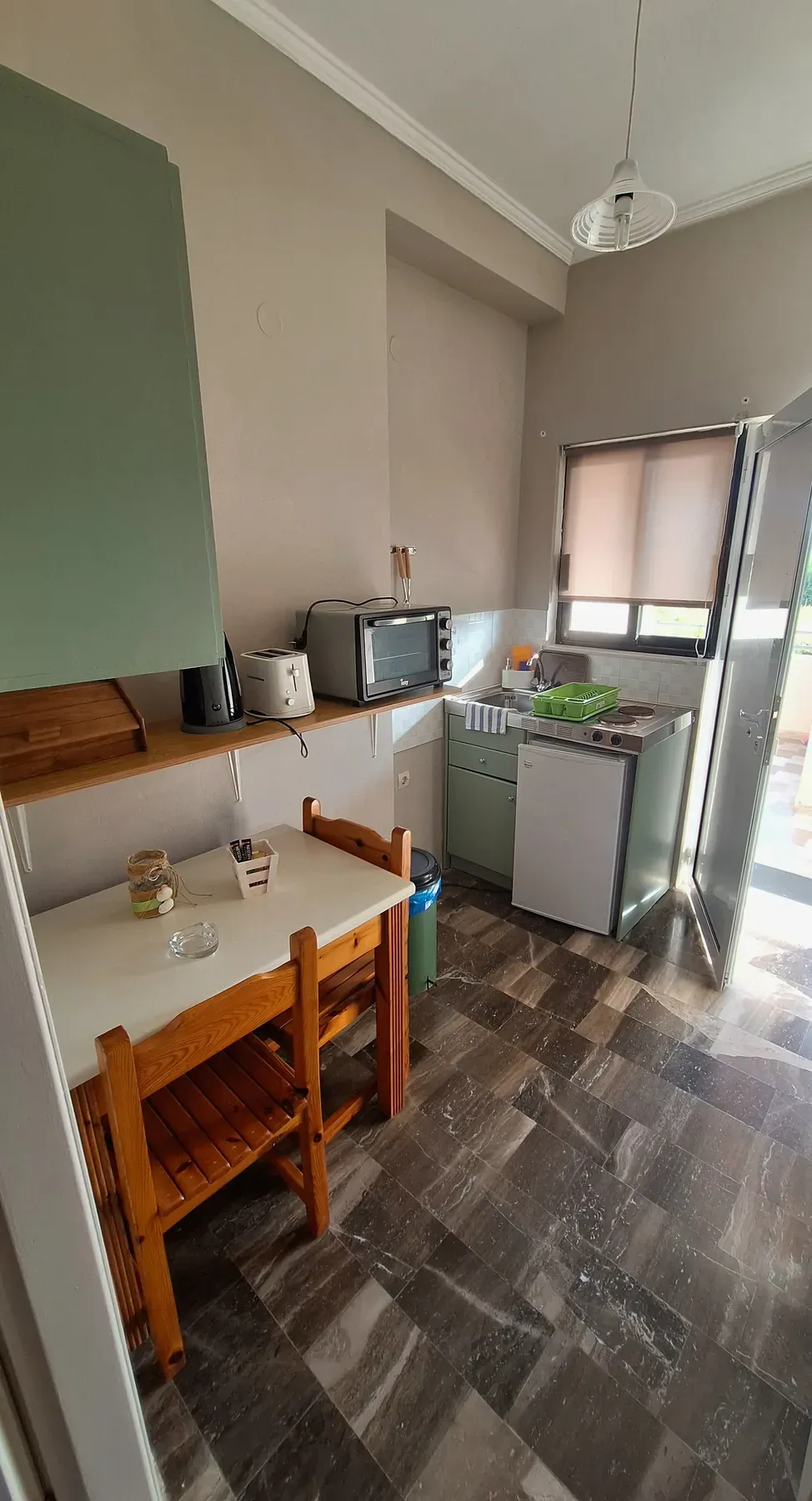 Kitchenette in Apartment 6 at Antzela Apartments