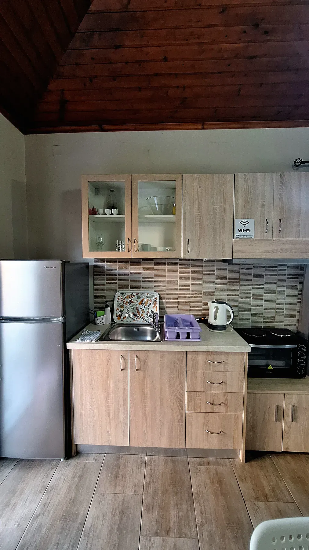 Kitchenette in Apartment 11 at Antzela Apartments