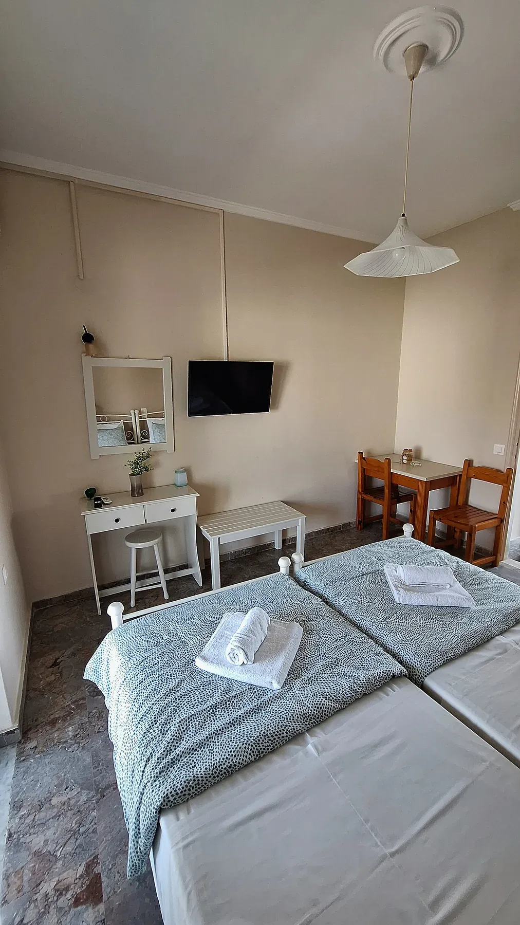 Wide view of the apartment in Apartment 8 at Antzela Apartments