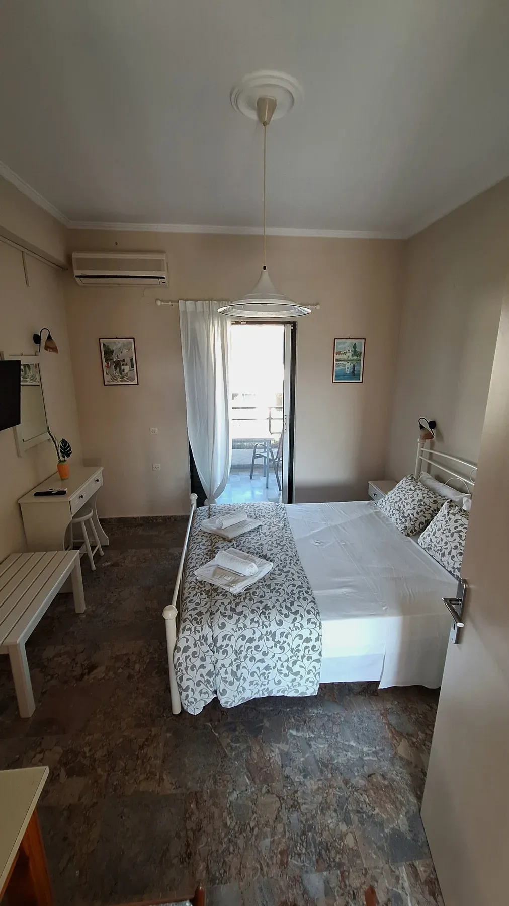 Wide view of the apartment in Apartment 9 at Antzela Apartments
